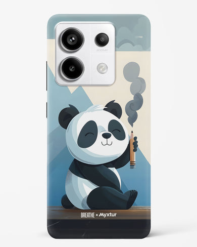 Pencil Panda Pal [BREATHE] Hard Case Phone Cover (Xiaomi)
