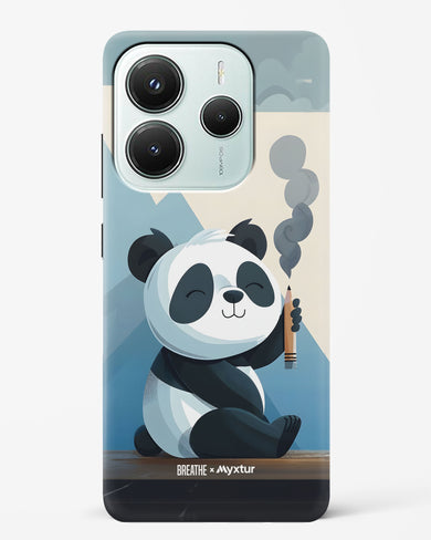 Pencil Panda Pal [BREATHE] Hard Case Phone Cover (Xiaomi)