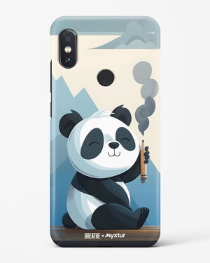 Pencil Panda Pal [BREATHE] Hard Case Phone Cover (Xiaomi)