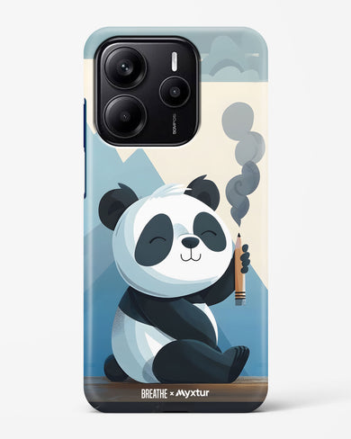 Pencil Panda Pal [BREATHE] Hard Case Phone Cover (Xiaomi)