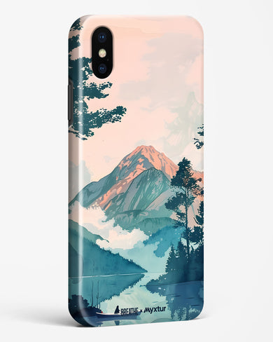 Placid Lake [BREATHE] Hard Case Phone Cover (Apple)