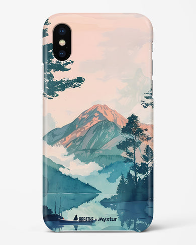 Placid Lake [BREATHE] Hard Case Phone Cover (Apple)