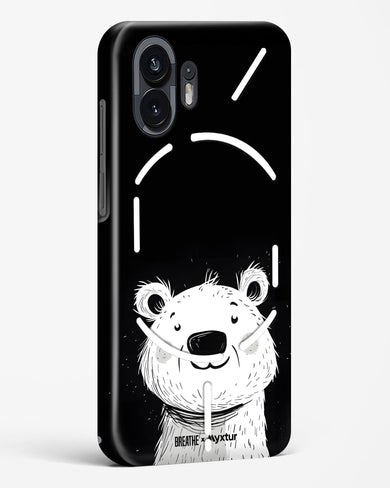 Polar Bear [BREATHE] Hard Case Phone Cover (Nothing)