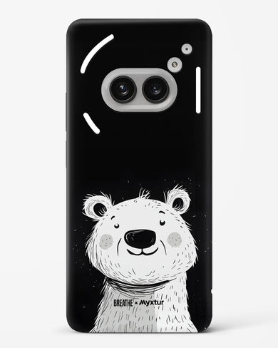 Polar Bear [BREATHE] Hard Case Phone Cover (Nothing)
