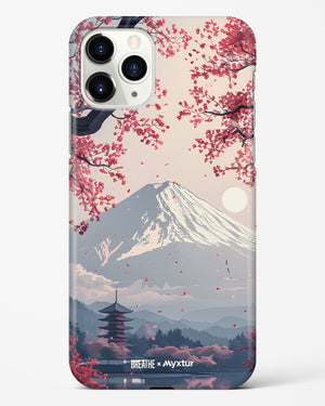Slopes of Fuji [BREATHE] Hard Case Phone Cover (Apple)