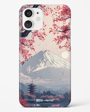 Slopes of Fuji [BREATHE] Hard Case Phone Cover (Apple)