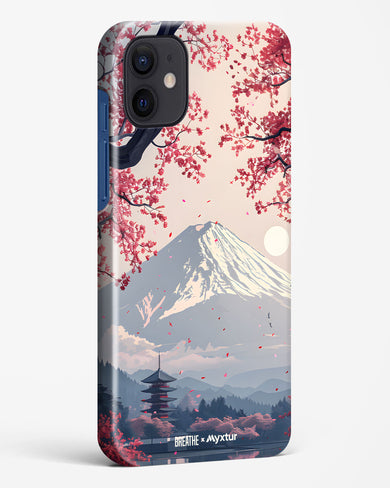 Slopes of Fuji [BREATHE] Hard Case Phone Cover (Apple)