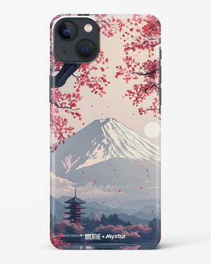 Slopes of Fuji [BREATHE] Hard Case Phone Cover (Apple)