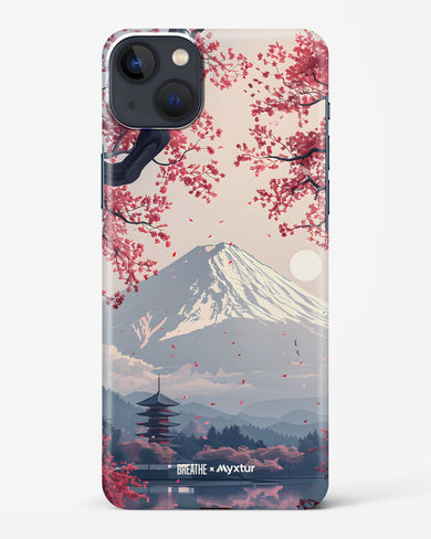 Slopes of Fuji [BREATHE] Hard Case Phone Cover (Apple)