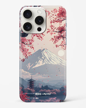 Slopes of Fuji [BREATHE] Hard Case Phone Cover (Apple)