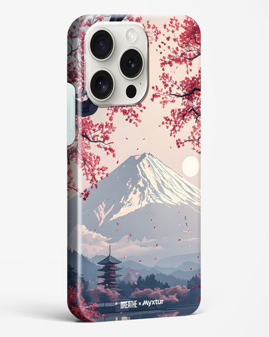 Slopes of Fuji [BREATHE] Hard Case Phone Cover (Apple)