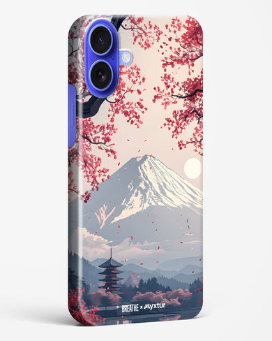 Slopes of Fuji [BREATHE] Hard Case Phone Cover (Apple)