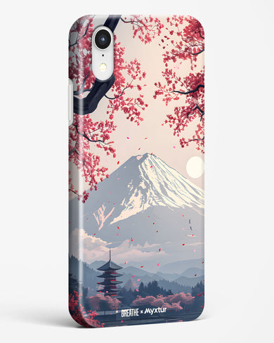 Slopes of Fuji [BREATHE] Hard Case Phone Cover (Apple)