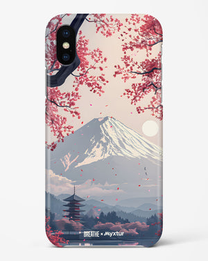 Slopes of Fuji [BREATHE] Hard Case Phone Cover (Apple)