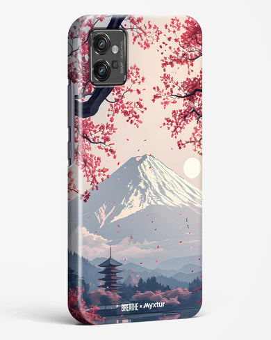 Slopes of Fuji [BREATHE] Hard Case Phone Cover (Motorola)
