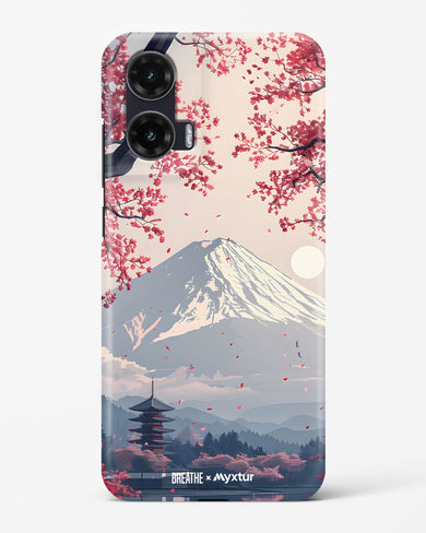 Slopes of Fuji [BREATHE] Hard Case Phone Cover (Motorola)