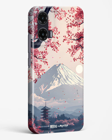 Slopes of Fuji [BREATHE] Hard Case Phone Cover (Motorola)
