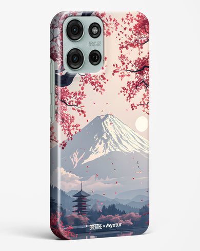 Slopes of Fuji [BREATHE] Hard Case Phone Cover (Motorola)