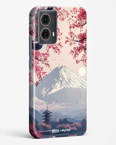 Slopes of Fuji [BREATHE] Hard Case Phone Cover (Motorola)