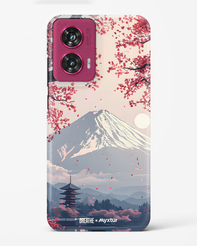 Slopes of Fuji [BREATHE] Hard Case Phone Cover (Motorola)