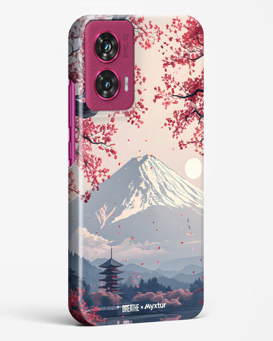 Slopes of Fuji [BREATHE] Hard Case Phone Cover (Motorola)