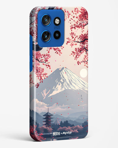 Slopes of Fuji [BREATHE] Hard Case Phone Cover (Motorola)