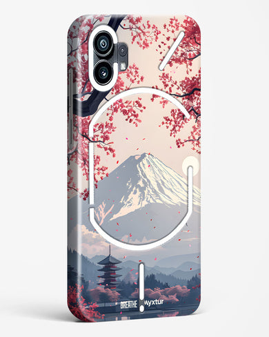 Slopes of Fuji [BREATHE] Hard Case Phone Cover (Nothing)