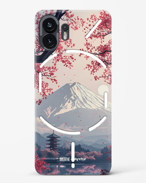 Slopes of Fuji [BREATHE] Hard Case Phone Cover (Nothing)