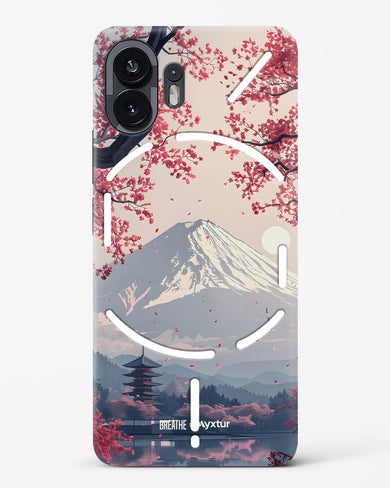 Slopes of Fuji [BREATHE] Hard Case Phone Cover (Nothing)