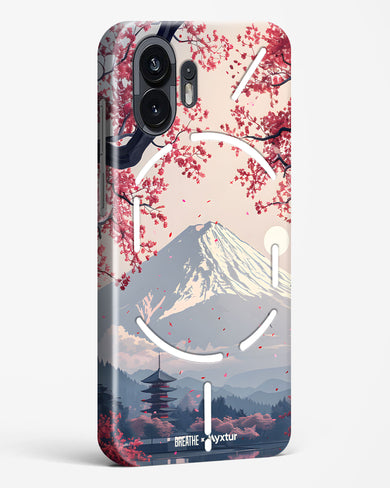 Slopes of Fuji [BREATHE] Hard Case Phone Cover (Nothing)