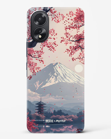 Slopes of Fuji [BREATHE] Hard Case Phone Cover (Oppo)