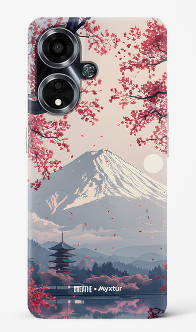 Slopes of Fuji [BREATHE] Hard Case Phone Cover (Oppo)
