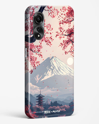 Slopes of Fuji [BREATHE] Hard Case Phone Cover (Oppo)