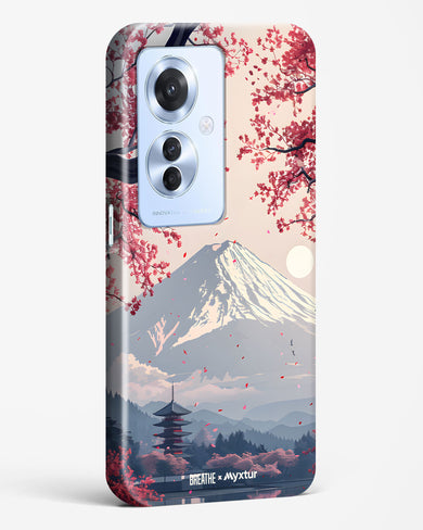 Slopes of Fuji [BREATHE] Hard Case Phone Cover (Oppo)
