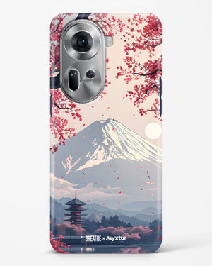 Slopes of Fuji [BREATHE] Hard Case Phone Cover (Oppo)