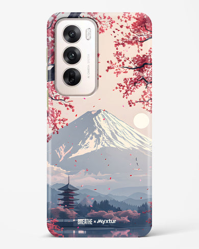 Slopes of Fuji [BREATHE] Hard Case Phone Cover (Oppo)