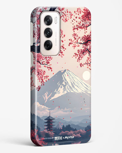 Slopes of Fuji [BREATHE] Hard Case Phone Cover (Oppo)