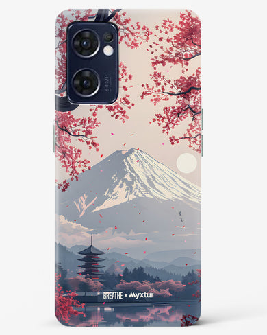 Slopes of Fuji [BREATHE] Hard Case Phone Cover (Oppo)