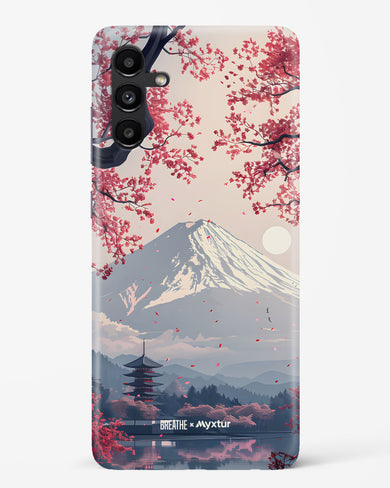 Slopes of Fuji [BREATHE] Hard Case Phone Cover (Samsung)