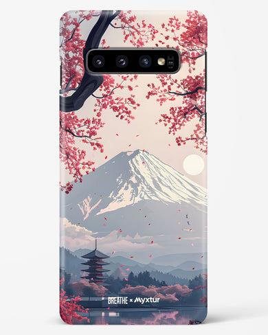 Slopes of Fuji [BREATHE] Hard Case Phone Cover (Samsung)