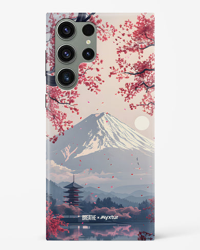 Slopes of Fuji [BREATHE] Hard Case Phone Cover (Samsung)