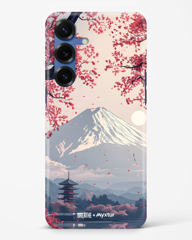 Slopes of Fuji [BREATHE] Hard Case Phone Cover (Samsung)