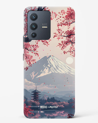 Slopes of Fuji [BREATHE] Hard Case Phone Cover (Vivo)