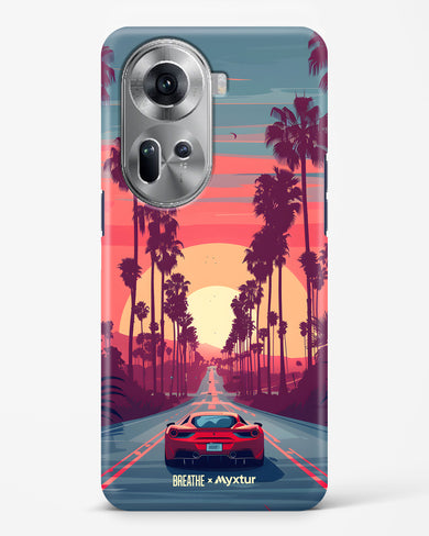 Sunset Boulevard [BREATHE] Hard Case Phone Cover (Oppo)