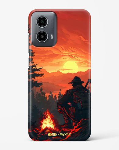 Wild West Calls [BREATHE] Hard Case Phone Cover (Motorola)