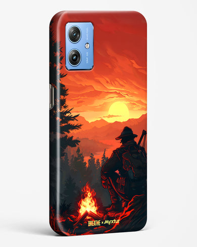 Wild West Calls [BREATHE] Hard Case Phone Cover (Motorola)