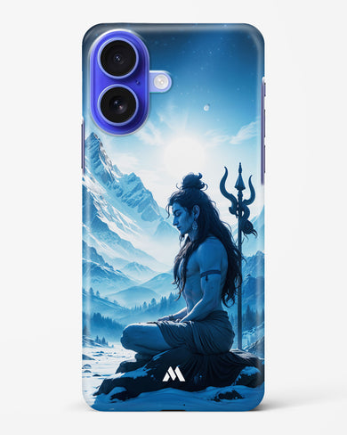 Meditating on Kailash Hard Case Phone Cover (Apple)