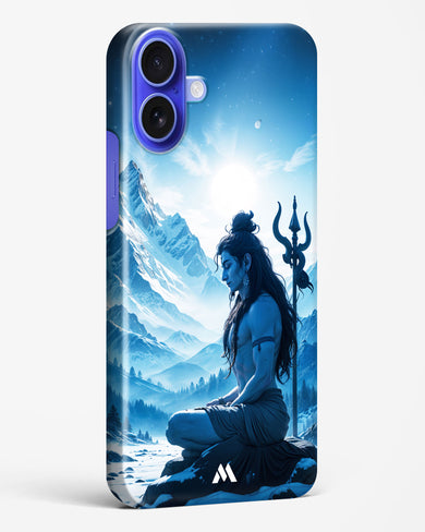 Meditating on Kailash Hard Case Phone Cover (Apple)