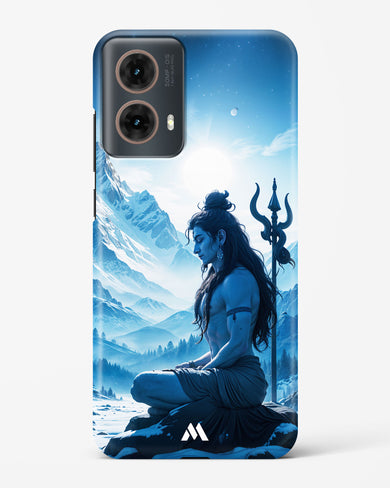 Meditating on Kailash Hard Case Phone Cover (Motorola)