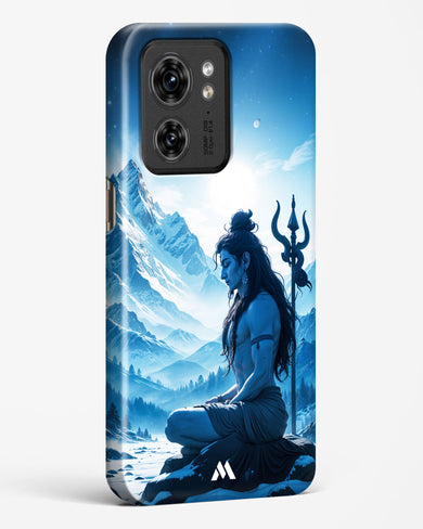 Meditating on Kailash Hard Case Phone Cover (Motorola)